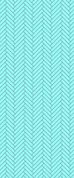Blue Single Herringbone Tile Acrylic Shower Wall Panel 2440mm x 1220mm (3mm Thick) - CladdTech