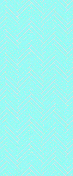 Blue Double Herringbone Tile Acrylic Shower Wall Panel 2440mm x 1220mm (3mm Thick) - CladdTech