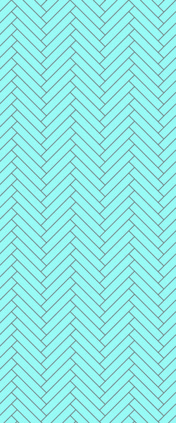 Blue Double Herringbone Tile Acrylic Shower Wall Panel 2440mm x 1220mm (3mm Thick) - CladdTech