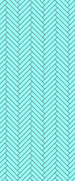 Blue Double Herringbone Tile Acrylic Shower Wall Panel 2440mm x 1220mm (3mm Thick) - CladdTech