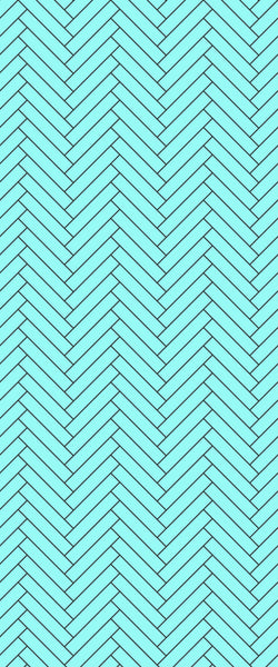 Blue Double Herringbone Tile Acrylic Shower Wall Panel 2440mm x 1220mm (3mm Thick) - CladdTech