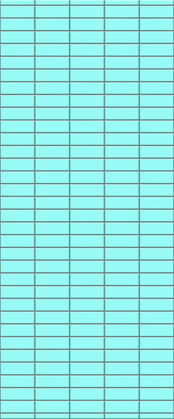 Blue Horizontal Block Acrylic Shower Wall Panel 2440mm x 1220mm (3mm Thick)
