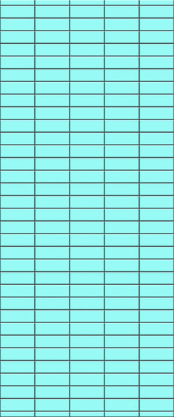 Blue Horizontal Block Acrylic Shower Wall Panel 2440mm x 1220mm (3mm Thick)