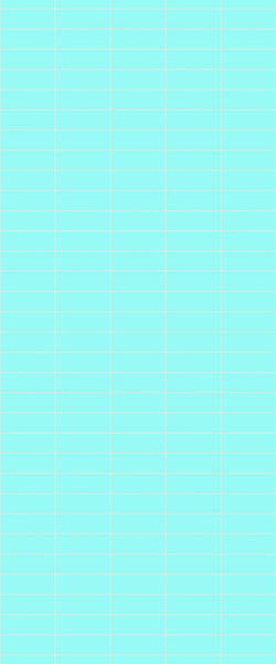 Blue Horizontal Block Acrylic Shower Wall Panel 2440mm x 1220mm (3mm Thick)