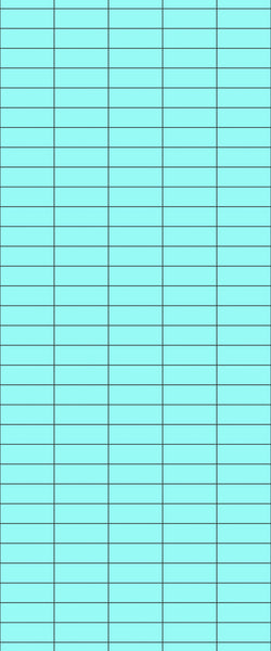 Blue Horizontal Block Acrylic Shower Wall Panel 2440mm x 1220mm (3mm Thick)