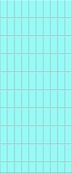 Blue Vertical Block Acrylic Shower Wall Panel 2440mm x 1220mm (3mm Thick) - CladdTech