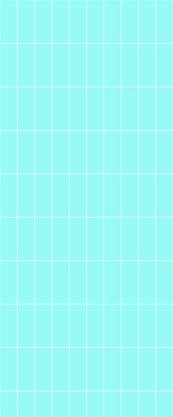 Blue Vertical Block Acrylic Shower Wall Panel 2440mm x 1220mm (3mm Thick) - CladdTech