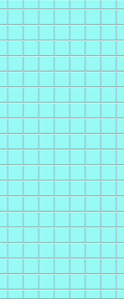 Blue Checkerboard Acrylic Shower Wall Panel 2440mm x 1220mm (3mm Thick) - CladdTech