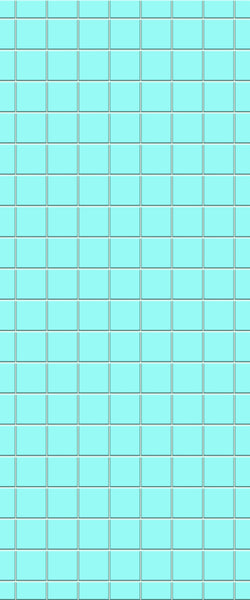 Blue Checkerboard Acrylic Shower Wall Panel 2440mm x 1220mm (3mm Thick) - CladdTech