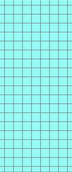 Blue Checkerboard Acrylic Shower Wall Panel 2440mm x 1220mm (3mm Thick) - CladdTech