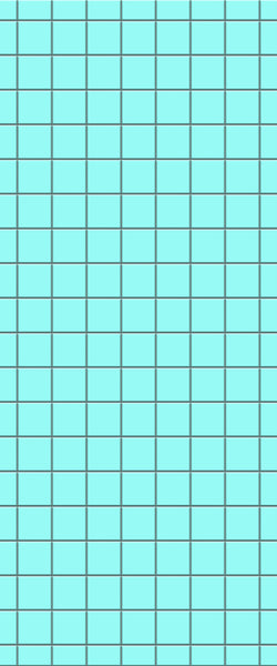 Blue Checkerboard Acrylic Shower Wall Panel 2440mm x 1220mm (3mm Thick) - CladdTech