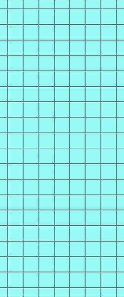 Blue Checkerboard Acrylic Shower Wall Panel 2440mm x 1220mm (3mm Thick) - CladdTech