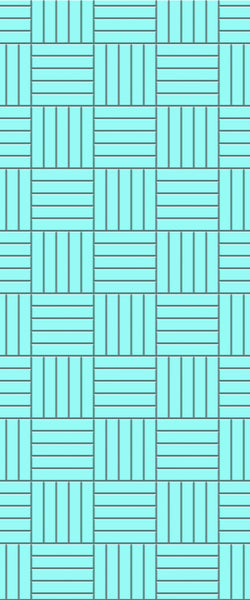 Blue Mosaic Acrylic Shower Wall Panel 2440mm x 1220mm (3mm Thick) - CladdTech