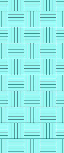 Blue Mosaic Acrylic Shower Wall Panel 2440mm x 1220mm (3mm Thick) - CladdTech