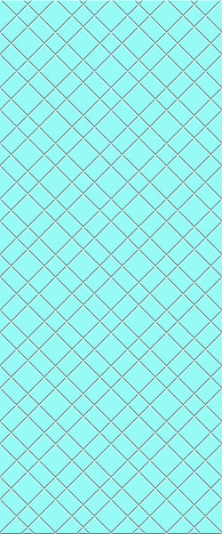 Blue Basket Weave Acrylic Shower Wall Panel 2440mm x 1220mm (3mm Thick) - CladdTech