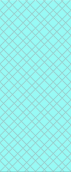 Blue Basket Weave Acrylic Shower Wall Panel 2440mm x 1220mm (3mm Thick) - CladdTech