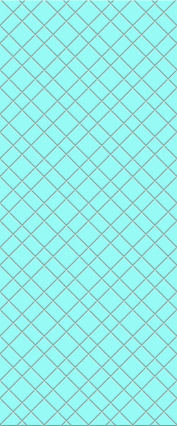 Blue Basket Weave Acrylic Shower Wall Panel 2440mm x 1220mm (3mm Thick) - CladdTech