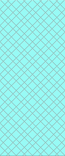 Blue Basket Weave Acrylic Shower Wall Panel 2440mm x 1220mm (3mm Thick) - CladdTech