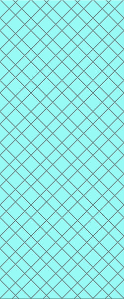 Blue Basket Weave Acrylic Shower Wall Panel 2440mm x 1220mm (3mm Thick) - CladdTech