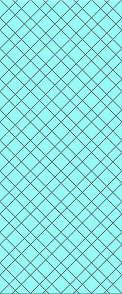 Blue Basket Weave Acrylic Shower Wall Panel 2440mm x 1220mm (3mm Thick) - CladdTech