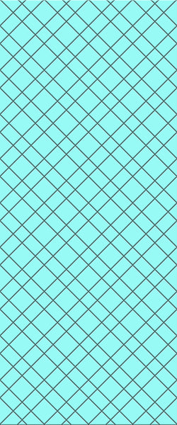 Blue Basket Weave Acrylic Shower Wall Panel 2440mm x 1220mm (3mm Thick) - CladdTech