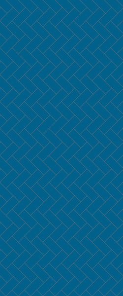 Blue Diagonal Herringbone Tile Acrylic Shower Wall Panel 2440mm x 1220mm (3mm Thick) - CladdTech