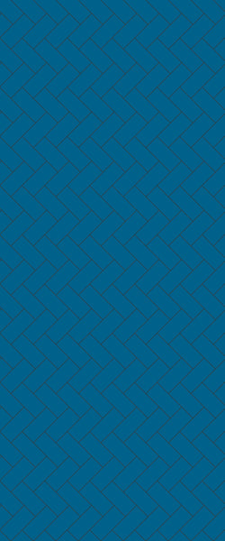 Blue Diagonal Herringbone Tile Acrylic Shower Wall Panel 2440mm x 1220mm (3mm Thick) - CladdTech