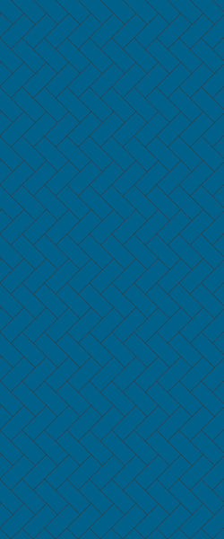 Blue Diagonal Herringbone Tile Acrylic Shower Wall Panel 2440mm x 1220mm (3mm Thick) - CladdTech