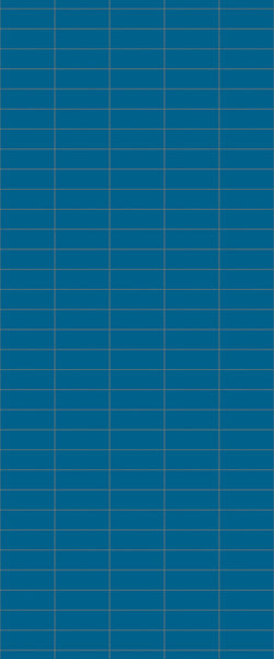 Blue Horizontal Block Acrylic Shower Wall Panel 2440mm x 1220mm (3mm Thick)
