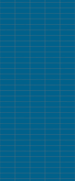 Blue Horizontal Block Acrylic Shower Wall Panel 2440mm x 1220mm (3mm Thick)