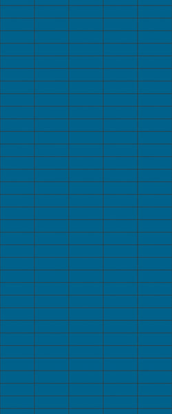 Blue Horizontal Block Acrylic Shower Wall Panel 2440mm x 1220mm (3mm Thick)