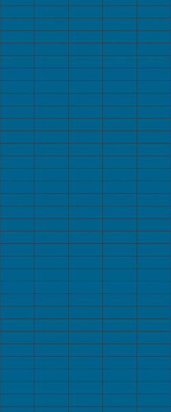 Blue Horizontal Block Acrylic Shower Wall Panel 2440mm x 1220mm (3mm Thick) - CladdTech