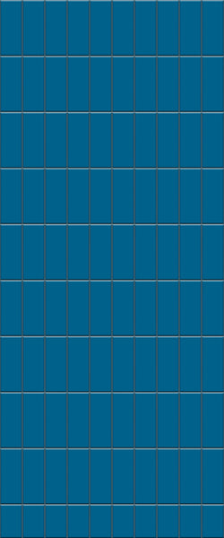 Blue Vertical Block Acrylic Shower Wall Panel 2440mm x 1220mm (3mm Thick) - CladdTech