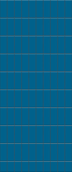 Blue Vertical Block Acrylic Shower Wall Panel 2440mm x 1220mm (3mm Thick) - CladdTech