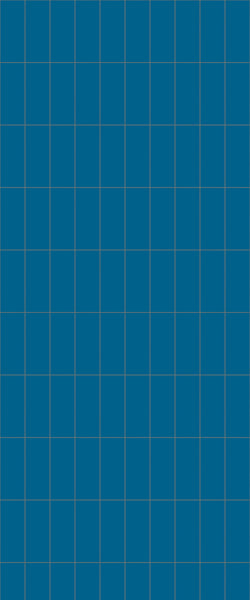 Blue Vertical Block Acrylic Shower Wall Panel 2440mm x 1220mm (3mm Thick) - CladdTech