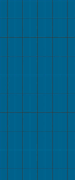 Blue Vertical Block Acrylic Shower Wall Panel 2440mm x 1220mm (3mm Thick) - CladdTech