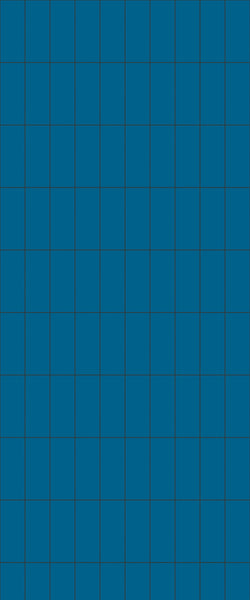 Blue Vertical Block Acrylic Shower Wall Panel 2440mm x 1220mm (3mm Thick) - CladdTech