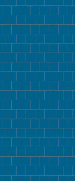 Blue Large Squares Acrylic Shower Wall Panel 2440mm x 1220mm (3mm Thick) - CladdTech