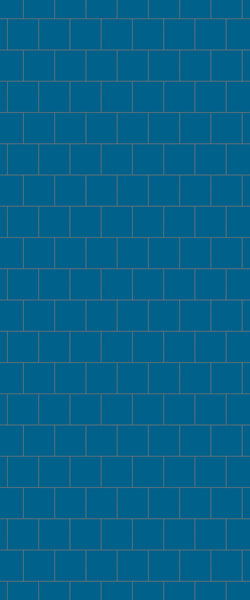 Blue Large Squares Acrylic Shower Wall Panel 2440mm x 1220mm (3mm Thick) - CladdTech