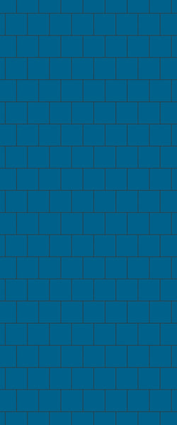 Blue Large Squares Acrylic Shower Wall Panel 2440mm x 1220mm (3mm Thick) - CladdTech