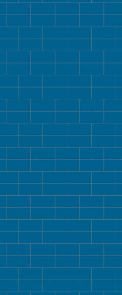 Blue Brickbond Acrylic Shower Wall Panel 2440mm x 1220mm (3mm Thick) - CladdTech