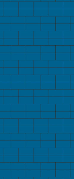 Blue Brickbond Acrylic Shower Wall Panel 2440mm x 1220mm (3mm Thick) - CladdTech