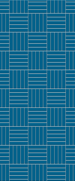 Blue Mosaic Acrylic Shower Wall Panel 2440mm x 1220mm (3mm Thick) - CladdTech