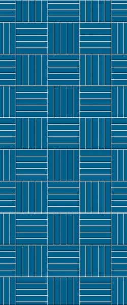 Blue Mosaic Acrylic Shower Wall Panel 2440mm x 1220mm (3mm Thick) - CladdTech
