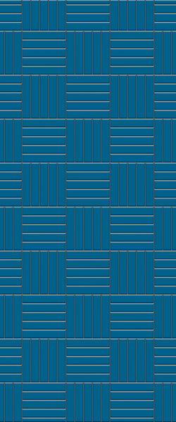 Blue Mosaic Acrylic Shower Wall Panel 2440mm x 1220mm (3mm Thick) - CladdTech