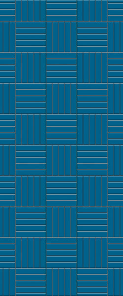 Blue Mosaic Acrylic Shower Wall Panel 2440mm x 1220mm (3mm Thick) - CladdTech