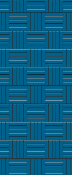 Blue Mosaic Acrylic Shower Wall Panel 2440mm x 1220mm (3mm Thick) - CladdTech