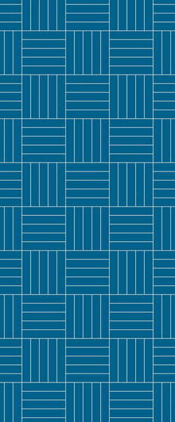 Blue Mosaic Acrylic Shower Wall Panel 2440mm x 1220mm (3mm Thick) - CladdTech
