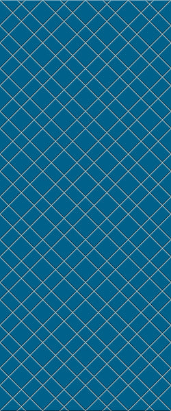 Blue Basket Weave Acrylic Shower Wall Panel 2440mm x 1220mm (3mm Thick) - CladdTech