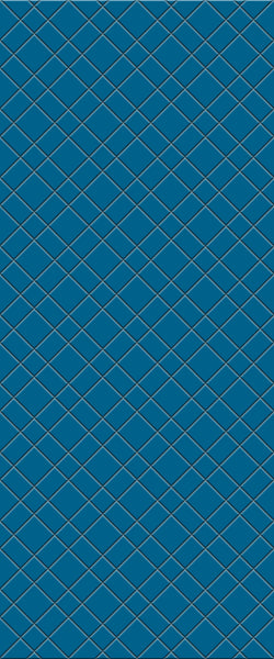 Blue Basket Weave Acrylic Shower Wall Panel 2440mm x 1220mm (3mm Thick) - CladdTech